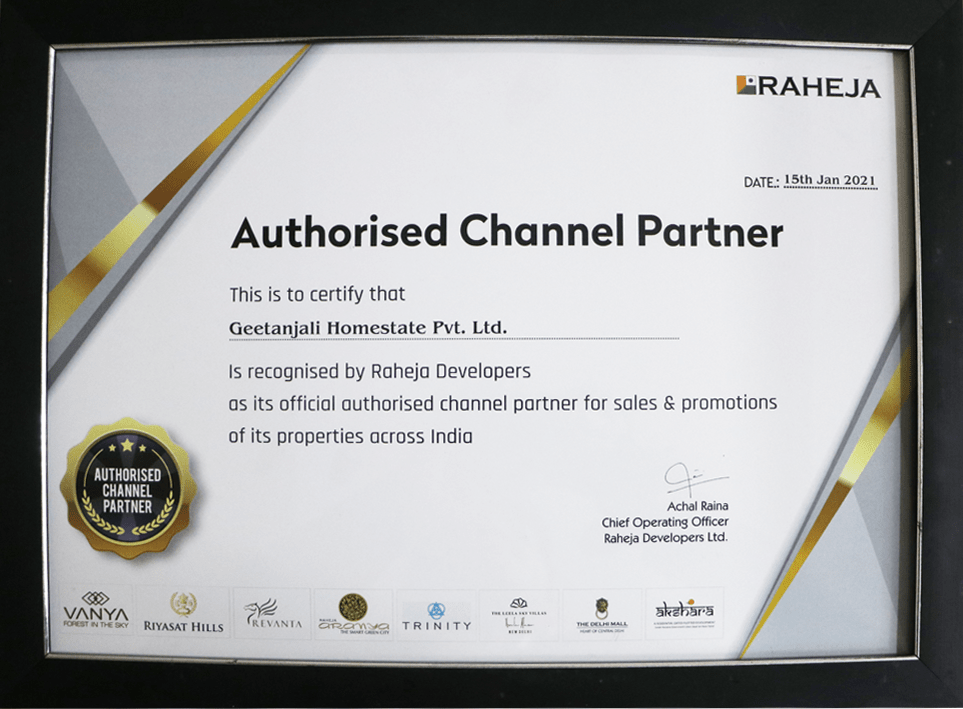 Best Authorised Channel Partner By Raheja Developer in 2021