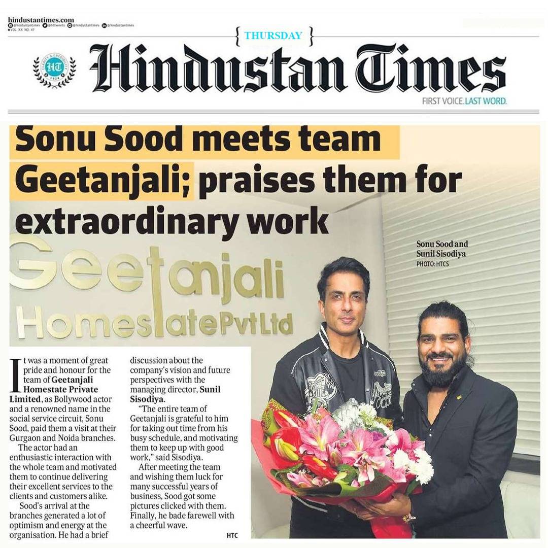 Sonu Sood Meets team Geetanjali; praises them for extraordinary work