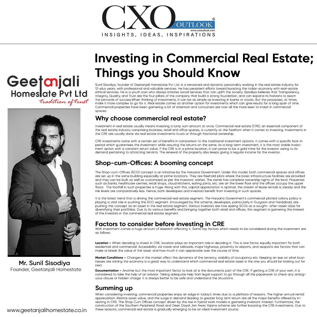 Investing in commercial real estate: Things you should know