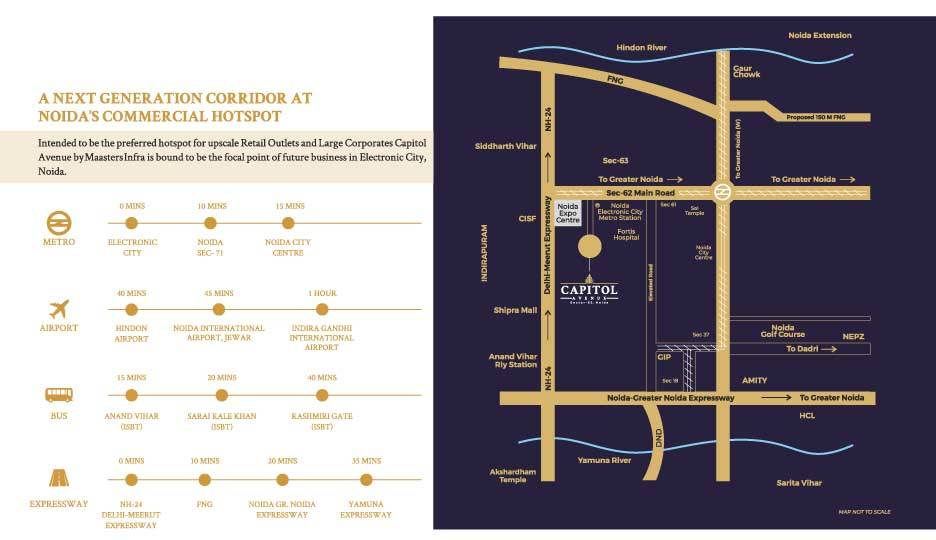 Capitol Avenue - location Map