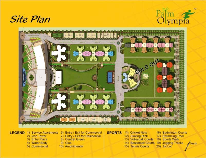 Palm Olympia - site Plan