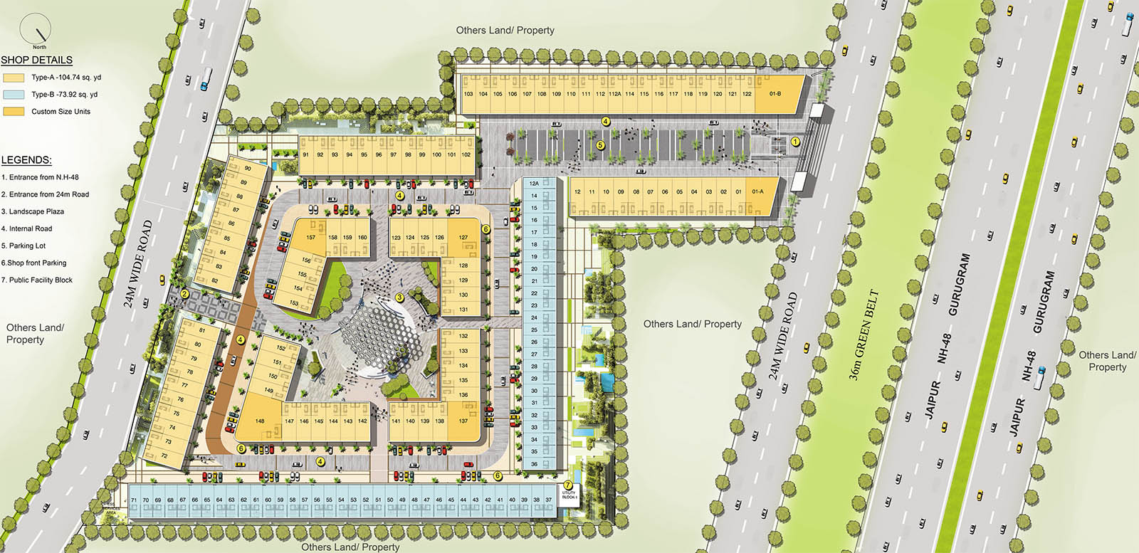 BPTP Amstoria, Sector 102, Gurgaon - Layout Plan