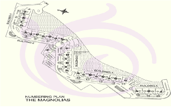 DLF Magnolias Site Plan 