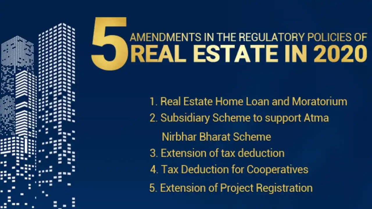 5 AMENDMENTS IN THE REGULATORY POLICIES OF REAL ESTATE IN 2020