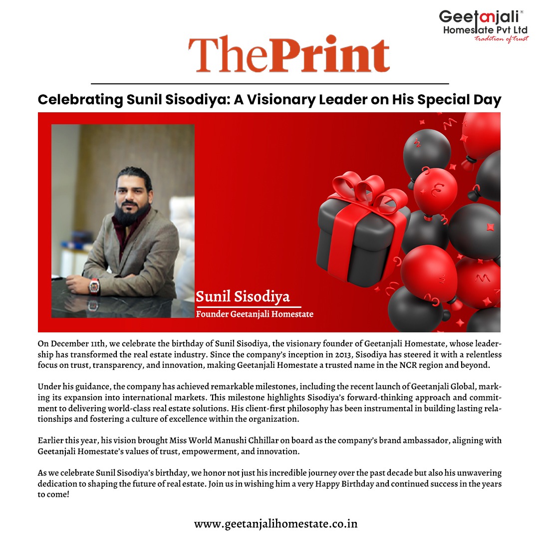 Celebrating Sunil Sisodiya: A visionary Leader on his special day