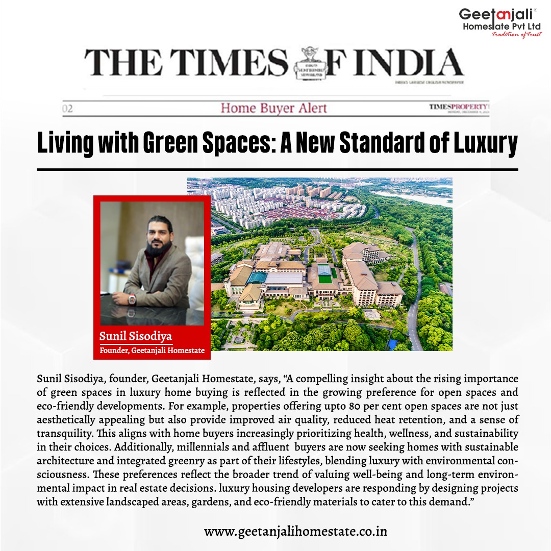 Living With Green Spaces: A New Standard Of Luxury